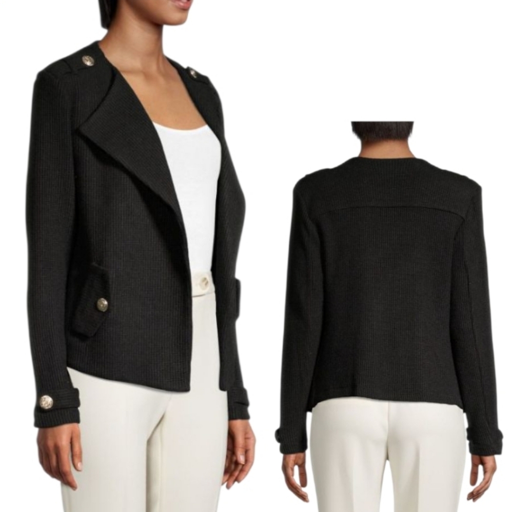 Calvin Klein Fly Away Waffle Cardigan Jacket